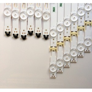 KIT DE LED´S PARA TV (12 PIEZAS) / SAMSUNG BN96-40097A / BN96-40098A / S_5U75_55_FL_R6_REV1.5_150514 / S_5U75_55_FL_L8_REV1.5_150514 / LM41-00135A / LM41-00136A PANEL CY-GK055HGAV5H JW47 / UN55MU6290FXZA AA02 